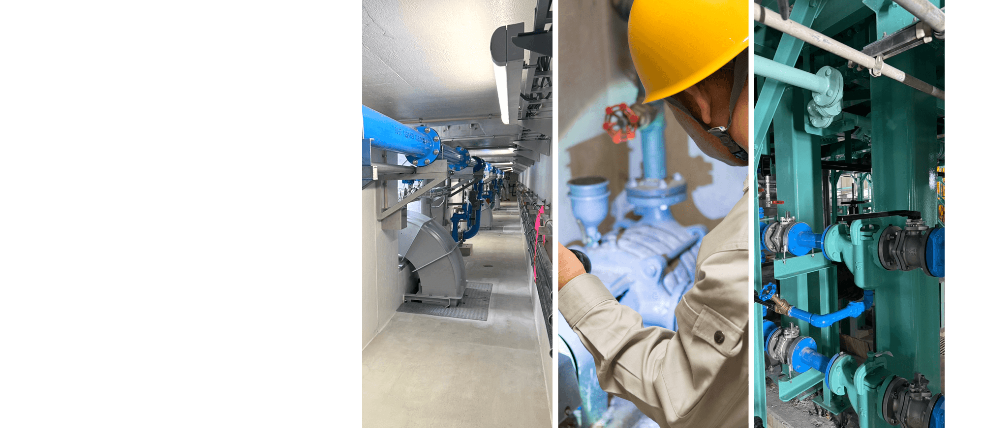 管工事/製缶/機械器具設置 安心な日常を陰で支える施工を。